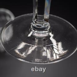 CHIPS Waterford Crystal Colleen Oversize Wine Goblet Glasses 7 5/8 Set of 4