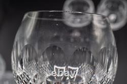 CHIPS Waterford Crystal Colleen Oversize Wine Goblet Glasses 7 5/8 Set of 4