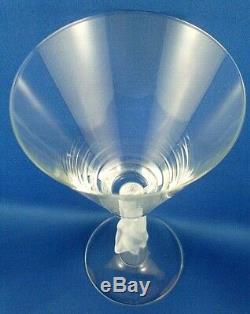 CLEARANCE! RARE Retro 1976+ BAYEL France BACCHANTE CRYSTAL Lady Stem Wine Glass