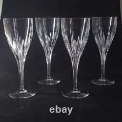 CRISTAL D'ARQUES-DURAND FEUILLE WINE GLASSES, Crystal, 8 7/8, 8 Oz, FRANCE, 4PC