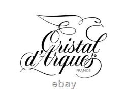 CRISTAL D'ARQUES-DURAND FEUILLE WINE GLASSES, Crystal, 8 7/8, 8 Oz, FRANCE, 4PC