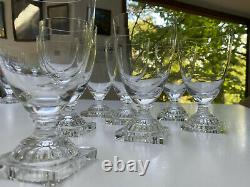 CYNTHIA by WILLIAM YEOWARD Crystal Set of 8 Red/White Wine Glasses