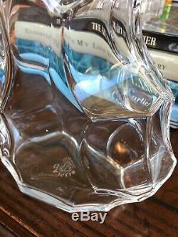 Camus Cognac Jubilee Baccarat Crystal Decanter Empty Bottle with Stopper