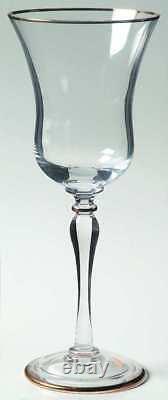 Christian Dior Triomphe Pattern 28 Crystal Vintage Rare Wine Glasses