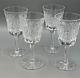 Clare clear Crystal by Waterford set of 4 White Wine Glasses 5 5/8