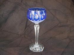 Cristal De Lorraine French Cut Crystal Wine Glasses, Set Of 5