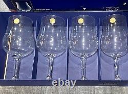 Cristal d'Arques Grand Vignoble Bordeaux Crystal Wine Glasses 28 Oz NIB RARE