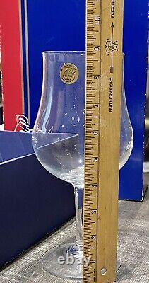 Cristal d'Arques Grand Vignoble Bordeaux Crystal Wine Glasses 28 Oz NIB RARE