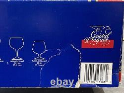 Cristal d'Arques Grand Vignoble Bordeaux Crystal Wine Glasses 28 Oz NIB RARE