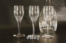Crystal Atlantis Sonnet Collection Wine Decanter and Glasses Made in Portugal