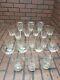 Crystal Glasses Various Sizes Large Lot Of 21 Unsure Of Brand