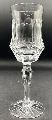 Crystal Set Of 4 Old Galway Star Cut Foot 7 1/4 Claret Wine Glasses By Galway