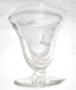 Crystal Stemware Set Wine Goblet Cordial Champagne Sherbet Iced Tea Lot 24