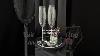 Crystal Wedding Glasses With Personalization For Newlyweds Bride And Groom Name Engraved Flutes