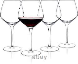 - Crystal Wine Glasses 21-Ounce, Set of 4 Large Handcrafted Red White Wine