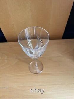 Crystal Wine Glasses Flight (Cut) by ATLANTIS 8 oz FREE SHIPPING