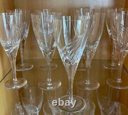Crystal Wine Glasses Flight (Cut) by ATLANTIS FREE SHIPPING