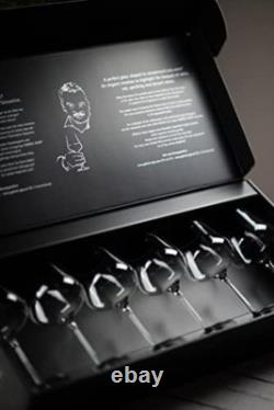 Crystal Wine Glasses, Set of 6 with Gift Box Premium, Universal Wine Glass