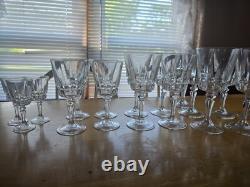 Crystal wine glasses