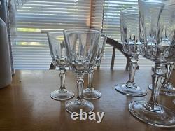 Crystal wine glasses
