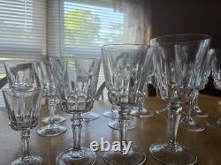 Crystal wine glasses