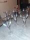 Crystal wine glasses set of 4