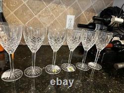 Crystal wine glasses set of 6