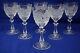 Cut Cane & Star Crystal UNK3787 Cut Foot (6) Wine Glasses, 6 1/4