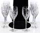 Cut Crystal Wine Glasses Grapes Leaves Deep Cut Crystal Set 6