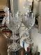 Cut crystal wine glasses set of 4