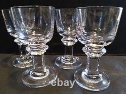 DANSK Carla Crystal Wine Glasses JHQ Pair Rare Vintage 1970's