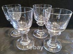 DANSK Carla Crystal Wine Glasses JHQ Pair Rare Vintage 1970's