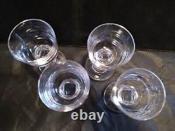DANSK Carla Crystal Wine Glasses JHQ Pair Rare Vintage 1970's