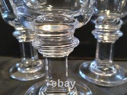 DANSK Carla Crystal Wine Glasses JHQ Pair Rare Vintage 1970's