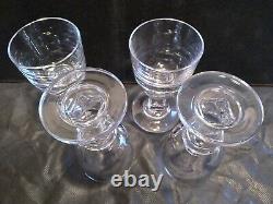 DANSK Carla Crystal Wine Glasses JHQ Pair Rare Vintage 1970's