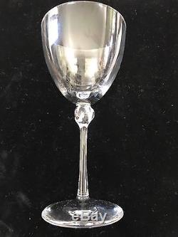 Daum Crystal Bolero Clear 7 Claret Wine Glasses, Set Of 6