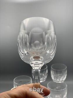 Daum France Chinon Crystal Wine Glasses Set of 5