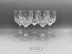 Daum France Chinon Crystal Wine Glasses Set of 5