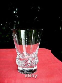 Daum Sorcy Flat Tumbler Wine Crystal Glasses Gobelet Verre A Vin Cristal Unis C