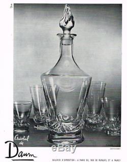 Daum Sorcy Flat Tumbler Wine Crystal Glasses Gobelet Verre A Vin Cristal Unis C