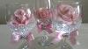 Diy Light Bling Dollar Tree Wine Glass Rose Decor 2017