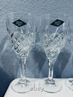 Dublin Shannon Crystal by Godinger Wine Water Glasses 12 Piece Set 9oz With Box