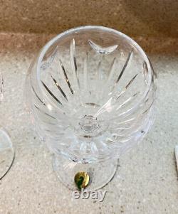 E1715 Waterford Oversized Balloon Crystal Wine Glasses Set of 2