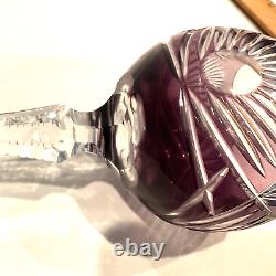 ECHT BLEIKRISTALL 4 Color Wine Or Electi Crystal Wine Glasses RARE