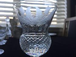 EDINBURGH CRYSTAL Thistle wine glasses, Made in Scotland