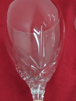 Edinburgh Crystal Skye Wine Glass Set Of 3 Claret 7 7/8 Tall Etched Base