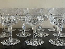 Edinburgh Crystal Thistle Pattern Port Wine or Cordial Glasses Set of 11