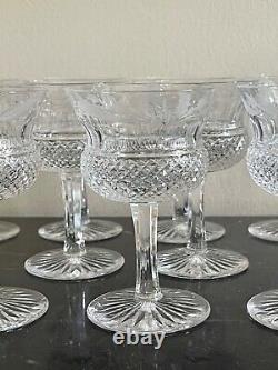 Edinburgh Crystal Thistle Pattern Port Wine or Cordial Glasses Set of 11