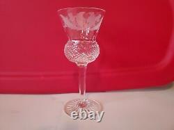 Edinburgh Crystal Thistle Tall Hock Wine Glass