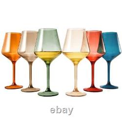 European Style Crystal Stemmed Wine Glasses Acrylic Glasses Tritan Drinkware